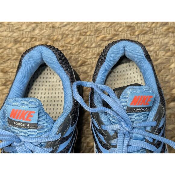Nike Women's 8.5 Air Max Torch 4 Women Athletic Training Shoes Blue Pink Blast - Picture 7 of 11